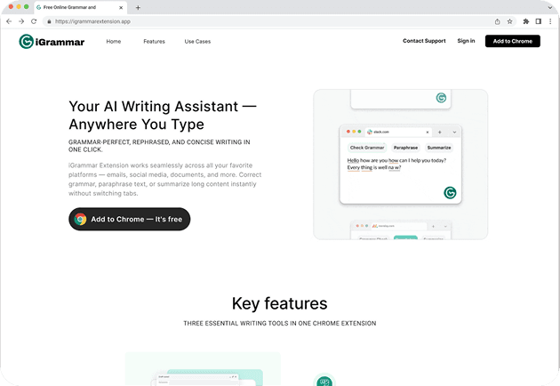 iGrammar: Chrome Extension