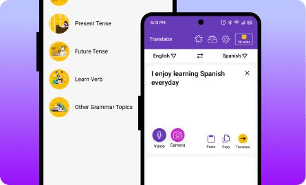 Learn English – Spanish Translator